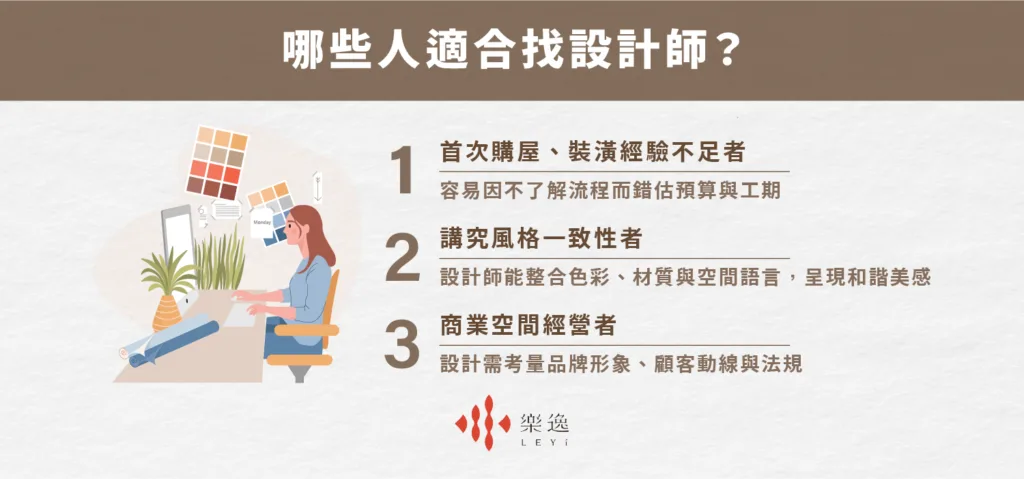 哪些人適合找設計師？自裝與委託設計的差異